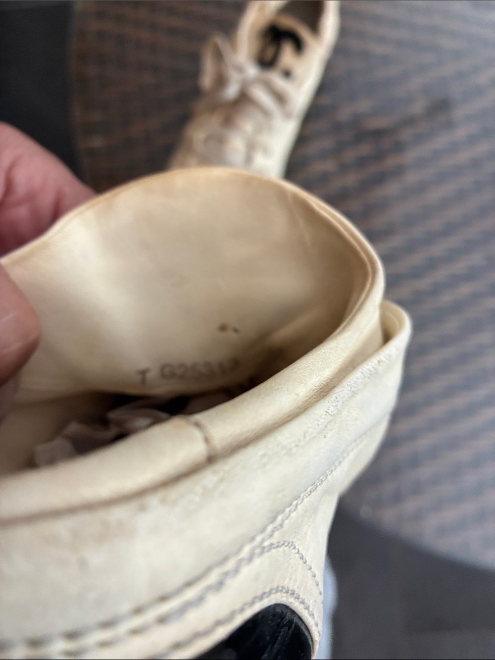 CHANEL Beige and Black Lace-Up Logo Sneakers - Picture 8 of 12